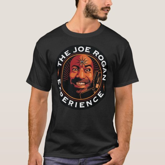 JRE Joe Roganエクスペリエンス・ポッドキャスト・ロゴ・クラシックT-Sh Tシャツ (正面)