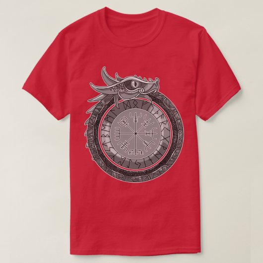 Jrmungandr Encircle Compass Tシャツ (デザイン正面)