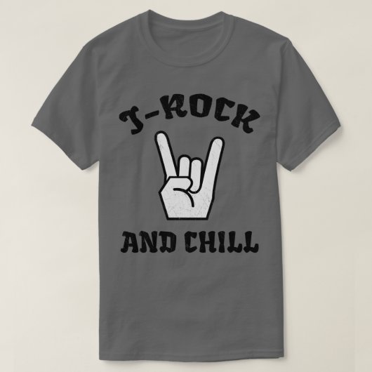 JRockとChill 1 Tシャツ (デザイン正面)