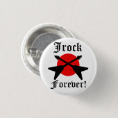 Jrockは永久にボタンがかかります 缶バッジ (正面&裏面)