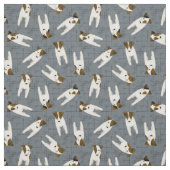 JRTジャックラッセル犬のクロス石板任意の色 ファブリック (見本)