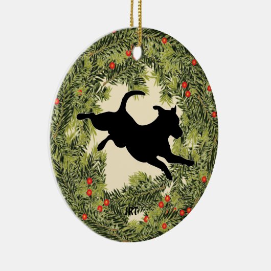 JRTリース セラミックオーナメント (右)