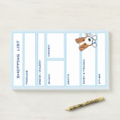 JRT犬の食料品一覧 ポストイット (デスク)