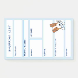 JRT犬の食料品一覧 ポストイット