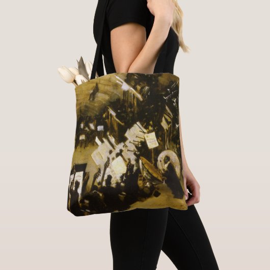 JS Sargentによるパスデループ管弦楽団のリハーサル トートバッグ (クローズアップ)