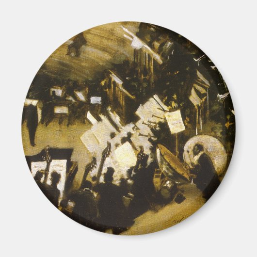 JS Sargentによるパスデループ管弦楽団のリハーサル マグネット (正面)