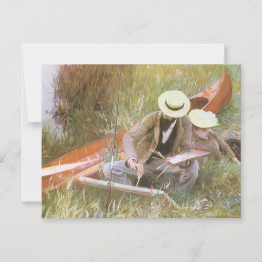 JS Sargentによる妻とのスケッチについて (正面)