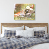 JS Sargentによる妻とのスケッチについて キャンバスプリント (インサイチュ (寝室))