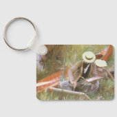 JS Sargentによる妻とのスケッチについて キーホルダー (裏面)