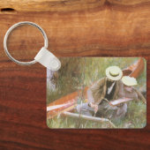 JS Sargentによる妻とのスケッチについて キーホルダー (裏面)