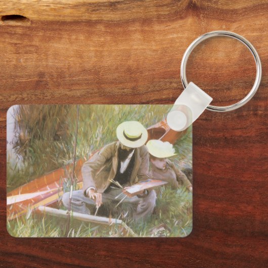 JS Sargentによる妻とのスケッチについて キーホルダー (正面)