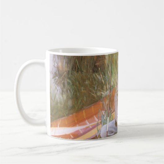 JS Sargentによる妻とのスケッチについて コーヒーマグカップ (左)