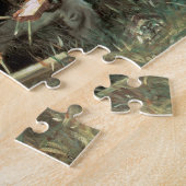 JS Sargentによる妻とのスケッチについて ジグソーパズル (側面)