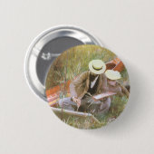 JS Sargentによる妻とのスケッチについて 缶バッジ (正面&裏面)