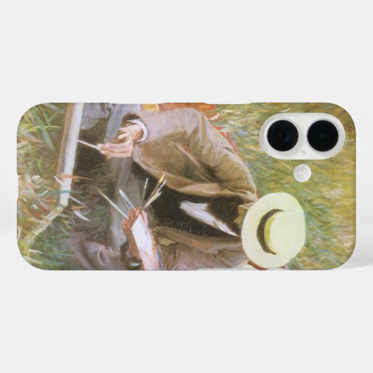 JS Sargentによる妻とのスケッチについて Case-Mate iPhoneケース (裏面 (横))