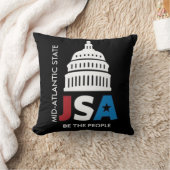 JSAの中部大西洋岸諸州の装飾用クッション クッション (ブランケット)