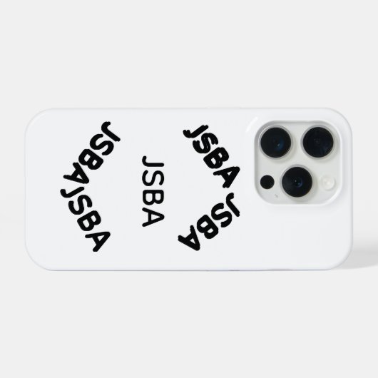 JSBA phone case iPhoneケース (裏面横)