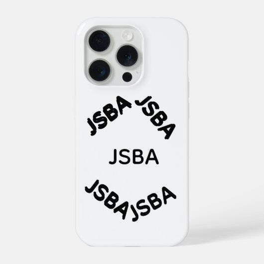 JSBA phone case iPhoneケース (裏面)