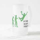 JSCの最終的なビールのジョッキ フロストグラスビールジョッキ (正面右)