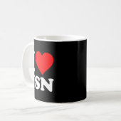 jsn が好き コーヒーマグカップ (正面左)