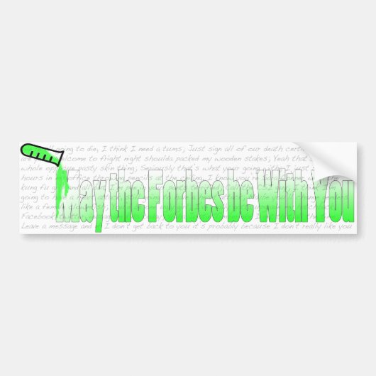 Jtのバンパーステッカー バンパーステッカー (正面)