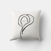 JTGの芸術の枕に"直面します" クッション (裏面)