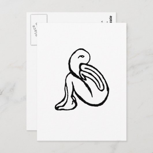 JTGアートポストカードの非表示 ポストカード (正面/裏面)