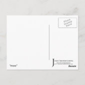 JTGアートポストカードの非表示 ポストカード (裏面)