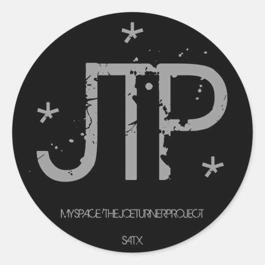 JTP, MYSPACE/THEJOETURNERPROJECT, SATX, *, *, * ラウンドシール (正面)