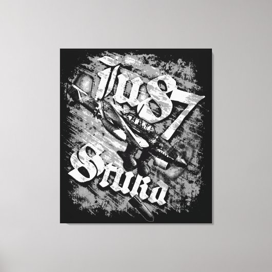 Ju 87 Stuka Canvas Print キャンバスプリント (正面)