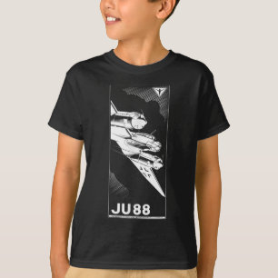 Ju 88第2次世界大戦ドイツ飛行機ヴィンテージ1941グラフィック tシャツ