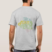 JU CMHC CSI "メンタルヘルスの話をしよう" Tシャツ (裏面)