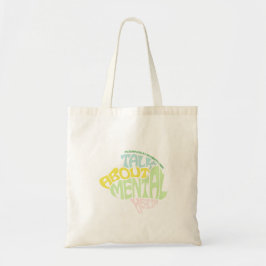 JU CMHC CSI "LETS TALK ABOUT MENTAL HEALTH" Tote トートバッグ