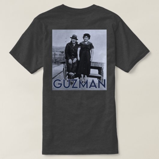 JUANとJUANITA GUZMAN on Sunset-men's Tシャツ (デザイン裏面)