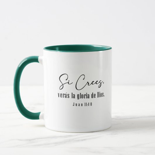 Juan 11, spanish bible verse Taza マグカップ (左)