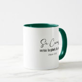 Juan 11, spanish bible verse Taza マグカップ (正面右)