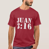 JUAN 3:16 Polera / Franela / Remera Tシャツ (正面)
