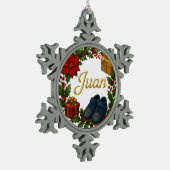 Juan Baby’s First Christmas Snowflake Ornament スノーフレークピューターオーナメント (左)