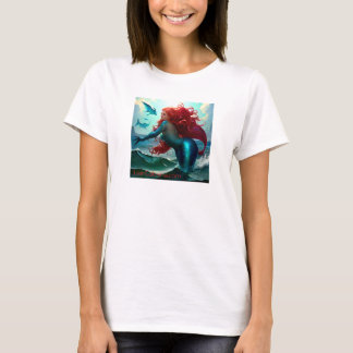 Juan Cabana 2024 NEW著「Red Mermaid」 Tシャツ