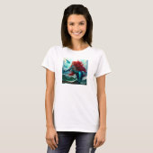 Juan Cabana 2024 NEW著「Red Mermaid」 Tシャツ (正面フル)