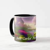 Juan Carlos'モーニングティーパーソナライズされたカスタマイズ マグカップ (正面左)