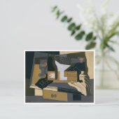 Juan Grisによるコーヒーグラインダー ポストカード (スタンド正面)