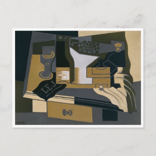 Juan Grisによるコーヒーグラインダー ポストカード (正面)