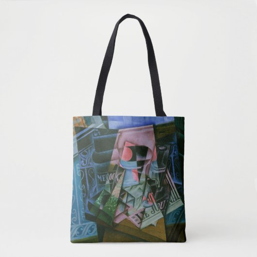 Juan Grisによる開いた窓の前の静物詩 トートバッグ (正面)