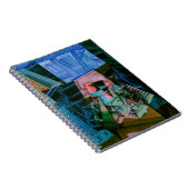 Juan Grisによる開いた窓の前の静物詩 ノートブック (右側)