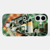 Juan Grisのチェックしたテーブルクロスの静物 Case-Mate iPhoneケース (裏面 (横))