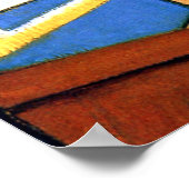 Juan Gris – ギターとボトル ポスター (角)