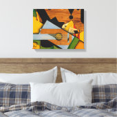 Juan Gris – ギターを使った静物詩 キャンバスプリント (インサイチュ (寝室))