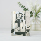 Juan Gris – ギター付き静物詩 ポストカード (スタンド正面)