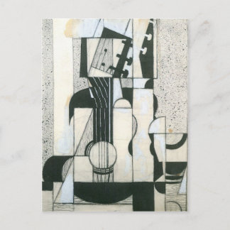 Juan Gris – ギター付き静物詩 ポストカード